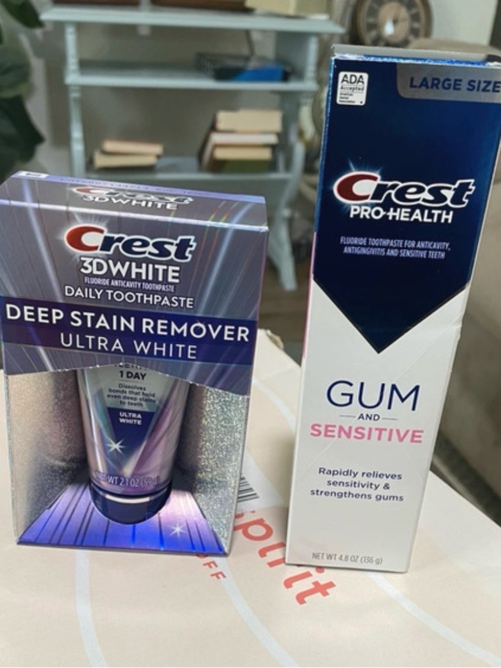Crest 3D White Deep Stain Remover Toothpaste - Ultra White (Purple)